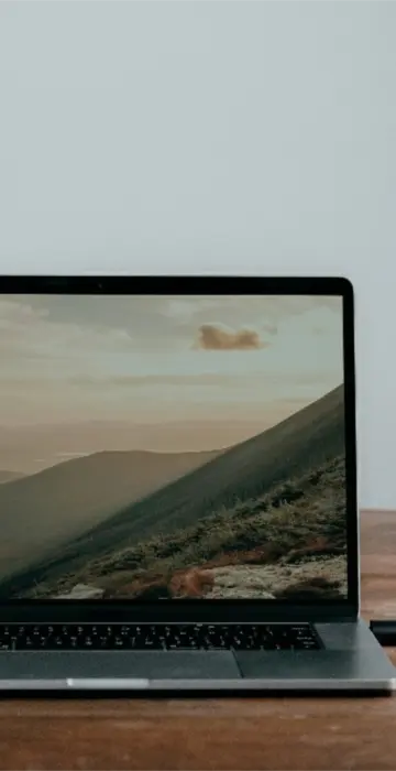 The laptop is connected to the internet with a USB modem